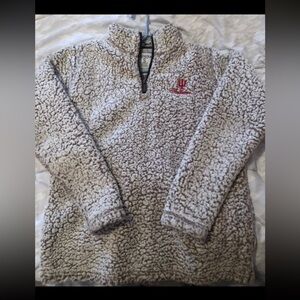 indiana university zip up sherpa